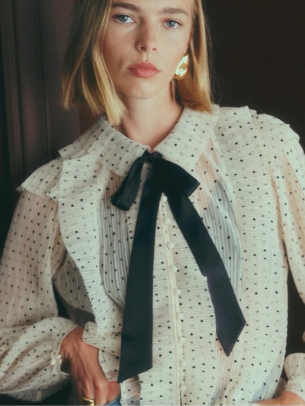 Sezane Jola Blouse US size 10